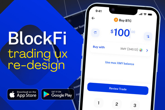 BlockFi Trading and UX Redesign