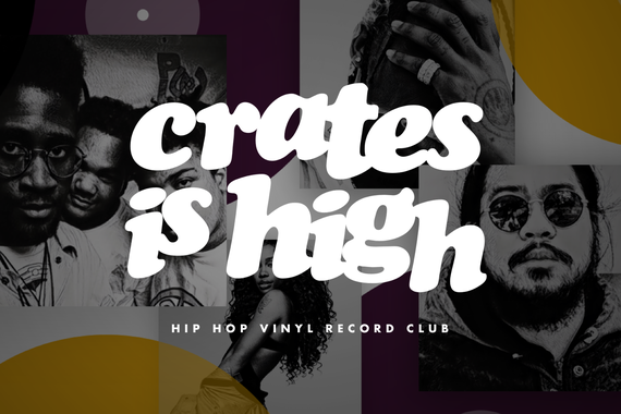 Crates is High | Hip Record Club and Branding