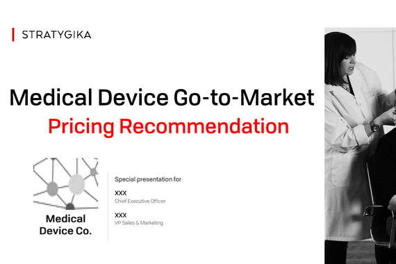 Pricing Recommendation for New MedTech Co